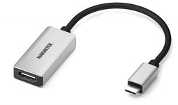 Marmitek 08369 - USB-C naar HDMI adapter - 4K60 Ultra HD - Zilver Zwart