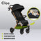 LIONELO Cloe Opvouwbare lichtgewicht kinderwagen voor een kind van 0 tot 22kg Buggy met verstelbare rugleuning, slaapfunctie, 5-punktowe pasy, grote zwenkwielen, klamboe, waterdicht