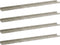 vidaXL - Wandschappen - 4 st - 100x9x3 cm - betongrijs