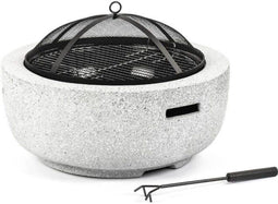 Fieldmann FZG 1030W - Vuurpot - Hittebestendig met gaasdeksel - 60 cm