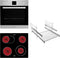 Privileg PV520IN - Inbouw ovenset - 65L - Hydrolyse & Grill - Roestvrij staal/zwart