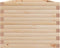 vidaXL - Plantenbak - 90x60x46 - cm - massief - grenenhout