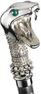 Noble Collection Lucius Malfoy Toverstaf - Replica met slangenkop - Zwart Zilver
