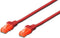 UTP Category 6 Rigid Network Cable Digitus by Assmann DK-1617-030/RL 3 m Red