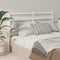 vidaXL - Hoofdbord - 186x4x100 - cm - massief - grenenhout - wit