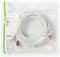 CAT6 Netwerkkabel - RJ45 Male - RJ45 Male - S/FTP - 7.50 m - Rond - LSZH - Wit - Polybag