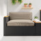 vidaXL - Ligbedkussen - Taupe - 120x80x12 - cm - Oxford - Stof