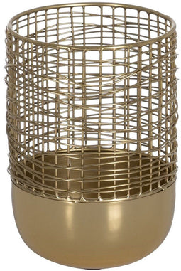 Vaas Gouden Ijzer 14 x 14 x 20 cm