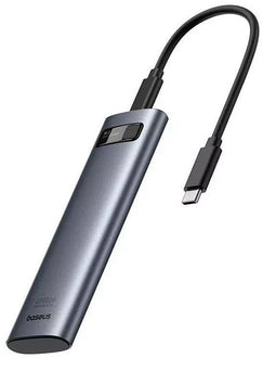 Baseus FlyJoy Series - SSD Behuizing - M.2 NVMe/SATA - 10Gbps - Space Grey