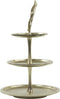 Light & Living etagere 3 laags Ø30x51 cm FOGLIA goud