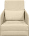 vidaXL - Ligbed - 2-in-1 - Crème - 65x80x83 - cm - Stof