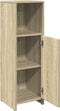 vidaXL - Badkamerkast - 30x30x95 - cm - spaanplaat - sonoma - eikenkleurig