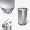 Simplehuman Semi Round Prullenbak - 45 l - RVS - Zilver