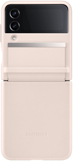 Samsung Galaxy Z Flip4 - Flip Cover - Echt leer - Beige