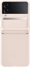 Samsung Galaxy Z Flip4 - Flip Cover - Echt leer - Beige
