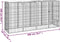 vidaXL - Hondenkennel - 10 - panelen - 50 - x - 100 - cm - gepoedercoat - staal - zwart