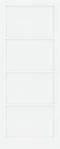vidaXL - Interieurdeur - 'ORKDAL'Wit - 93x232x4 - cm - Massief - Vurenhout