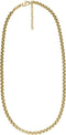 Fossil JF04575710 - Minimalistische ketting - Roestvrij staal - Goudkleurig