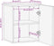 vidaXL - Badkamerhangkast - 38x33,5x48 - cm - massief - mangohout - bruin