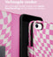 iMoshion Hoesje Geschikt voor iPhone SE (2022) / SE (2020) / 8 / 7 / 6s / 6 Hoesje Met Pasjeshouder - iMoshion Design Bookcase smartphone - Roze / Retro Pink