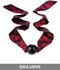 Scandal Mond Knevel - Gag - Rood/Zwart - Ø 45 mm