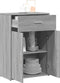 vidaXL - Dressoir - 60x30x84 - cm - bewerkt - hout - grijs - sonoma - eikenkleurig
