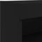 vidaXL - Tv-meubels - met - LED-verlichting - 2 - st - 80x30x30 - cm - zwart