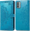 iMoshion Hoesje Geschikt voor Nokia G22 Hoesje Met Pasjeshouder - iMoshion Mandala Bookcase - Turquoise