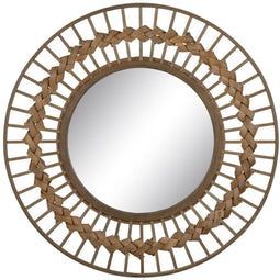 Wandspiegel Natuurlijk 80 x 3 x 80 cm