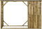 vidaXL - Tuinschuur - 253x80x170 - cm - grenenhout