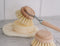 Croll & Denecke Zeephouder - Natuurlijk zeepkussentje - 100% Composteerbaar – Wasmachine veilig – 12 x 8 cm – Loofah – Set van 3