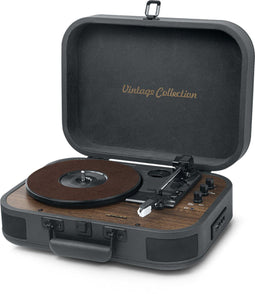 Muse MT-207DGB - Kofferplatenspeler - Bluetooth OUT - Retro zwart