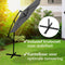Brixy Zweefparasol - 300CM - Waterdicht - Verstelbare Hoogte - Antraciet