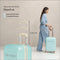 SUITSUIT Fabulous Fifties - Handbagage koffer 55x35x20 - Lichtgewicht - TSA cijferslot - Luminous Mint