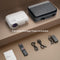 Yoton Y9 Beamer - Mini Beamer - 4K Ondersteund - Ingebouwde Netflix/Prime Video/YouTube - 400 ANSI Lumen - Wit