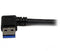 Startech.com USB 3.0-kabel - 1 m - rechtshoekig A naar B M/M - Zwart