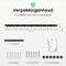Volcan Bezemhouder VC523 - Bezem Ophangsysteem - 7 Houders 8 Haken - RVS Zwart