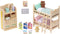 Sylvanian Families 4254 kinderslaapkamermeubels- inrichting poppenhuis- stapelbed- 25 onderdelen- 2 knuffelbeertjes