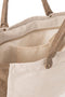 J-Line strandtas Korte Oren - textiel - beige