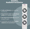 Ezeefox Radiatorventilator - 3 Ventilatoren - Thermosensor - Universeel