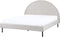 MARGUT - Bed - Lichtgrijs - 160 x 200 cm - Polyester
