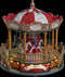 Kerstdorp - Kersthuisje met verlichting - Kermis - Carrousel - Draaimolen - Rad - LED - Beweging - Muziek