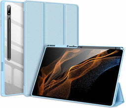 Dux Ducis Tablet Hoes Geschikt voor Samsung Galaxy Tab S8 Ultra - Dux Ducis Toby Bookcase - Blauw