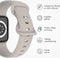 imoshion Siliconen⁺ bandje - Geschikt voor Apple Watch 1, 2, 3, 4, 5, 6, 7, 8, 9, 10 (42 mm), SE - 38/40/41 mm - Grijs - S/M