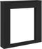 vidaXL - Haardombouw - 100x20x100 - cm - bewerkt - hout - zwart