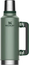 Stanley Classic Legendary Bottle 1,4L | Hammertone Green | Thermosfles houdt 40 uur warm, 35 uur koud | Vaatwasserbestendig | Roestvrijstalen Thermoskan | Lekvrij
