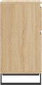 vidaXL - Dressoir - 40x35x70 - cm - bewerkt - hout - sonoma - eikenkleurig
