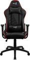 Aerocool AC110 AIR Universele gamestoel Gecapitonneerde zitting Zwart, Rood