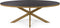 Stalux Eettafel - Tafel Mees - Tafel Mees - Duurzaam ontwerp - Moderne stijl - Ruime afmetingen - Zwart Eikenhout - 180 cm