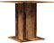 vidaXL - Eettafel - 80x80x75 - cm - bewerkt - hout - oud - houtkleurig